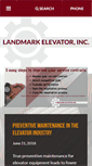 Mobile Screenshot of landmarkelevator.com